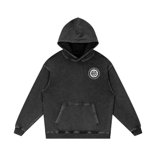 Snow Washed Loose Cotton Hoodie